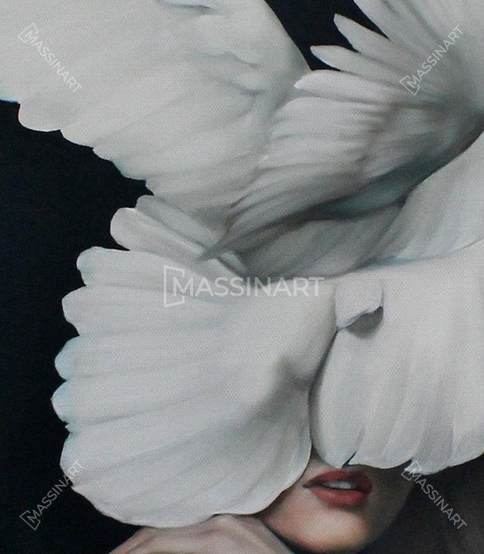 Tableau Beautifully Obscure Massinart — emballage livraison prêt à accrocher