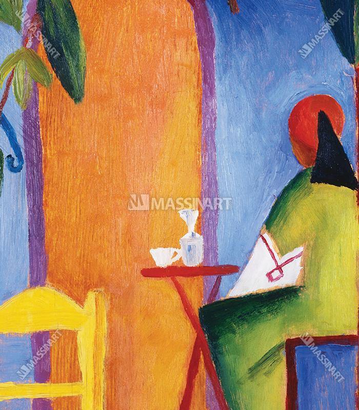 Café Turc II 1914 - August Macke - Décoration murale - Massinart.ma  décoration murale au Maroc