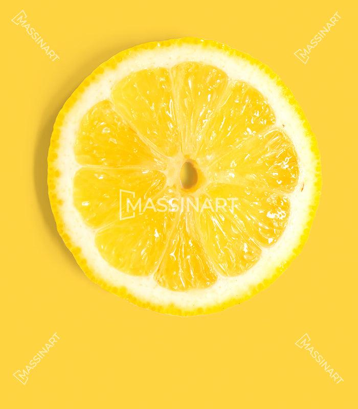 Tableau triptyque fruits Massinart — emballage livraison prêt à accrocher