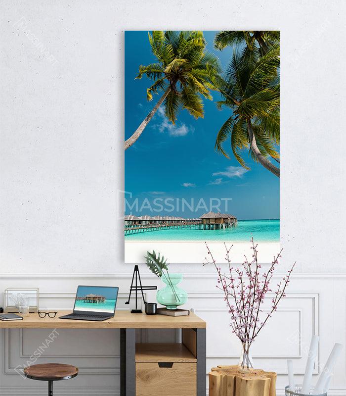 Tableau Maldives -  - Massinart.ma  décoration murale au Maroc