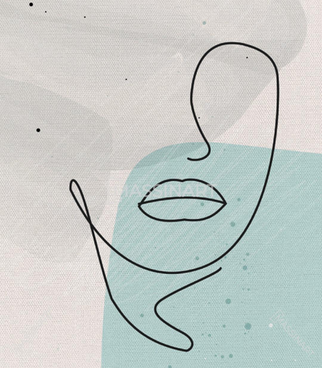 Tableau décoratif Aesthetic Woman - Triptyque encadré - Massinart.ma  décoration murale au Maroc