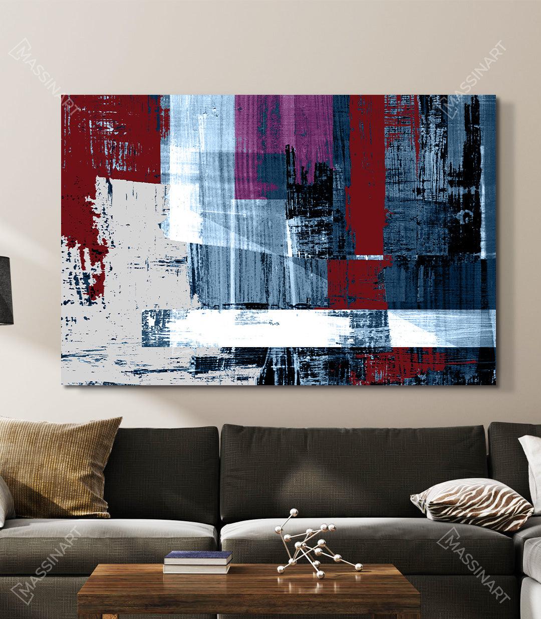 Burgundy - Décoration murale moderne - Massinart.ma  décoration murale au Maroc