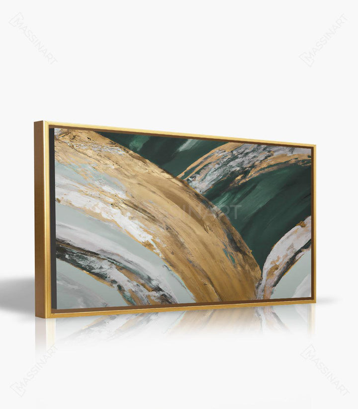 Tableau Charisma decoration mur blanc salon contemporain, art abstrait Massinart