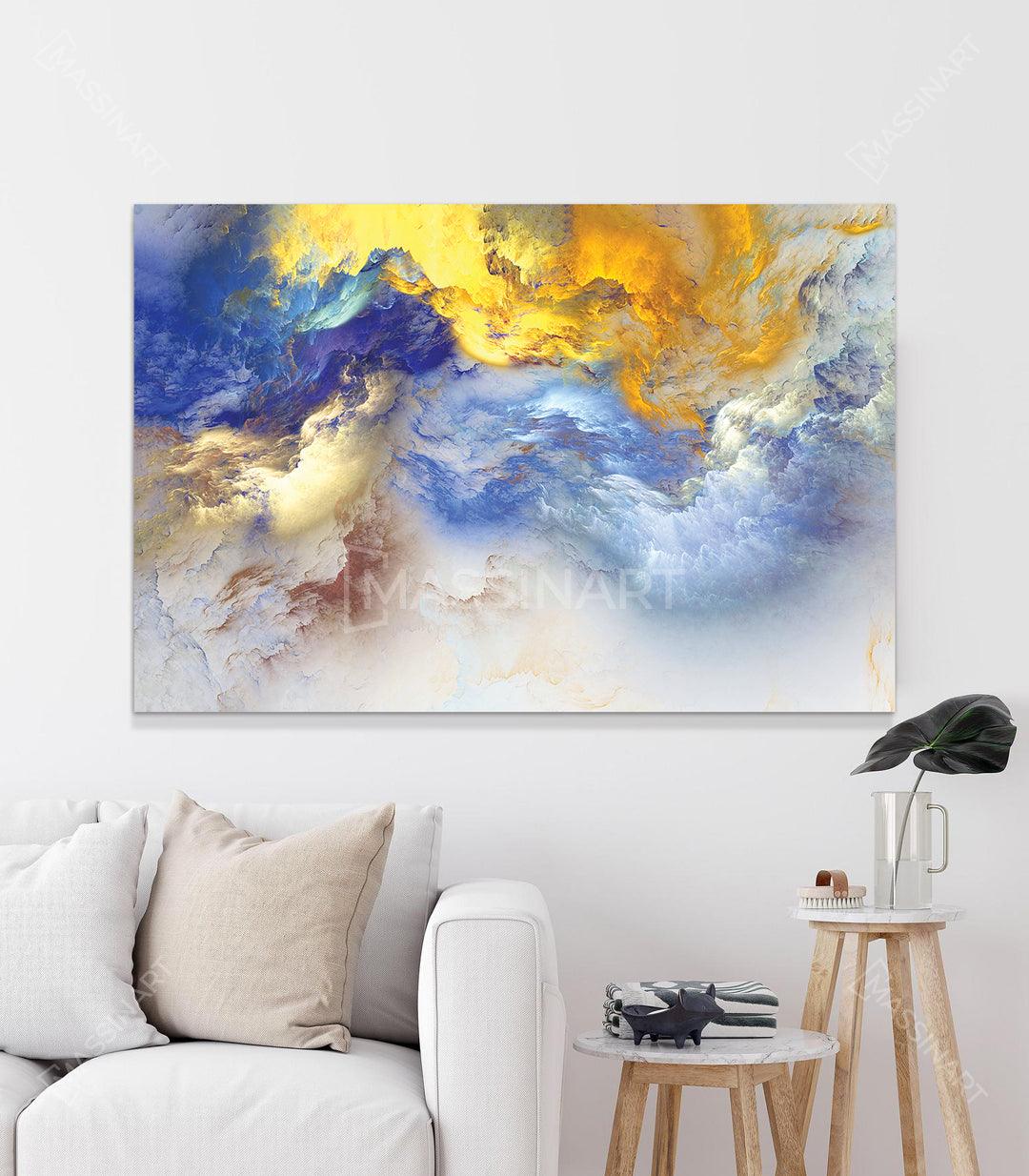 Tableau décoratif Colorful Clouds - Décoration moderne - Massinart.ma  décoration murale au Maroc