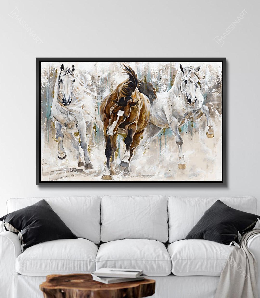 Tableau décoratif Courage - Encadrement américain - Massinart.ma  décoration murale au Maroc