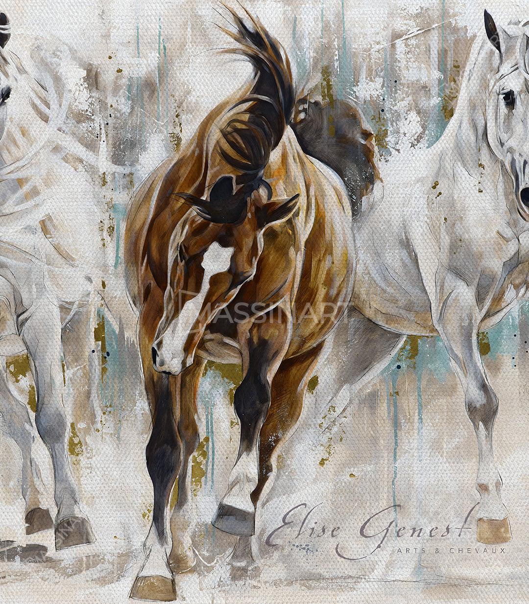 Tableau décoratif Courage - Encadrement américain - Massinart.ma  décoration murale au Maroc