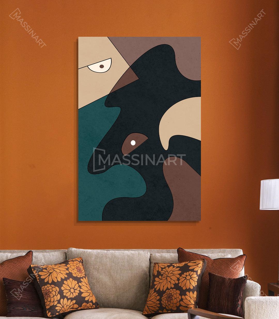 Tableau décoratif The Eye - Décoration Moderne - Massinart.ma  décoration murale au Maroc