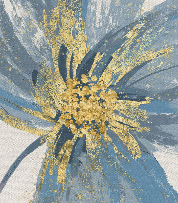 Tableau Floruits triptyque mise en situation salon moderne - Massinart