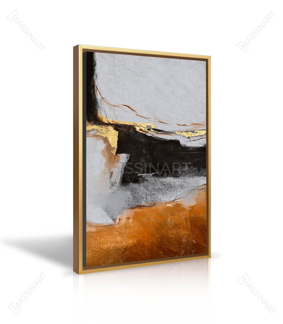 Tableau décoratif Gilded Horizon - Cadre américain - Massinart.ma  décoration murale au Maroc