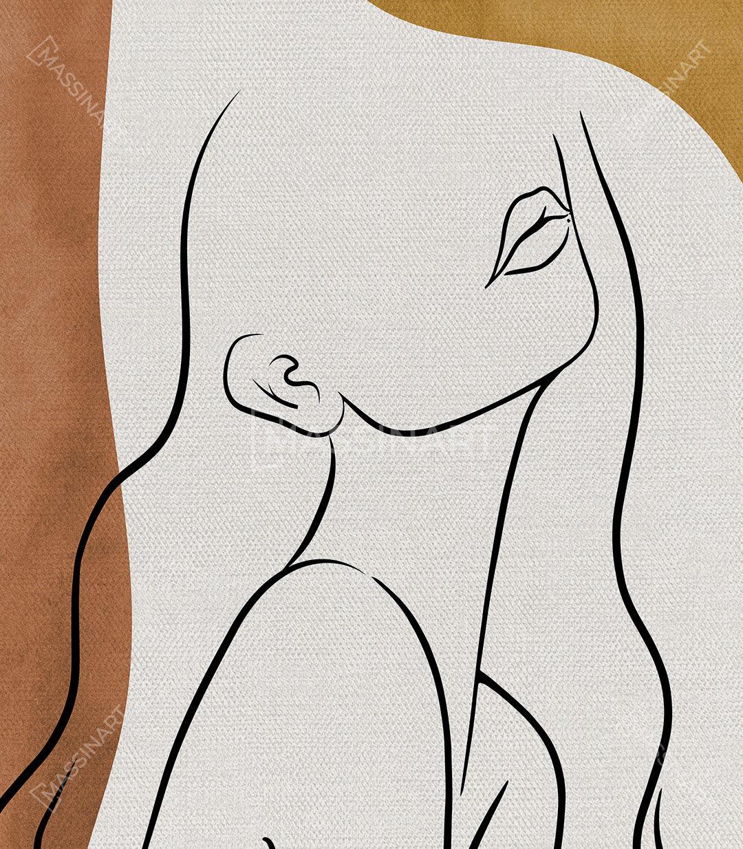 Tableau décoratif Isolated - Diptyque encadré - Massinart.ma  décoration murale au Maroc