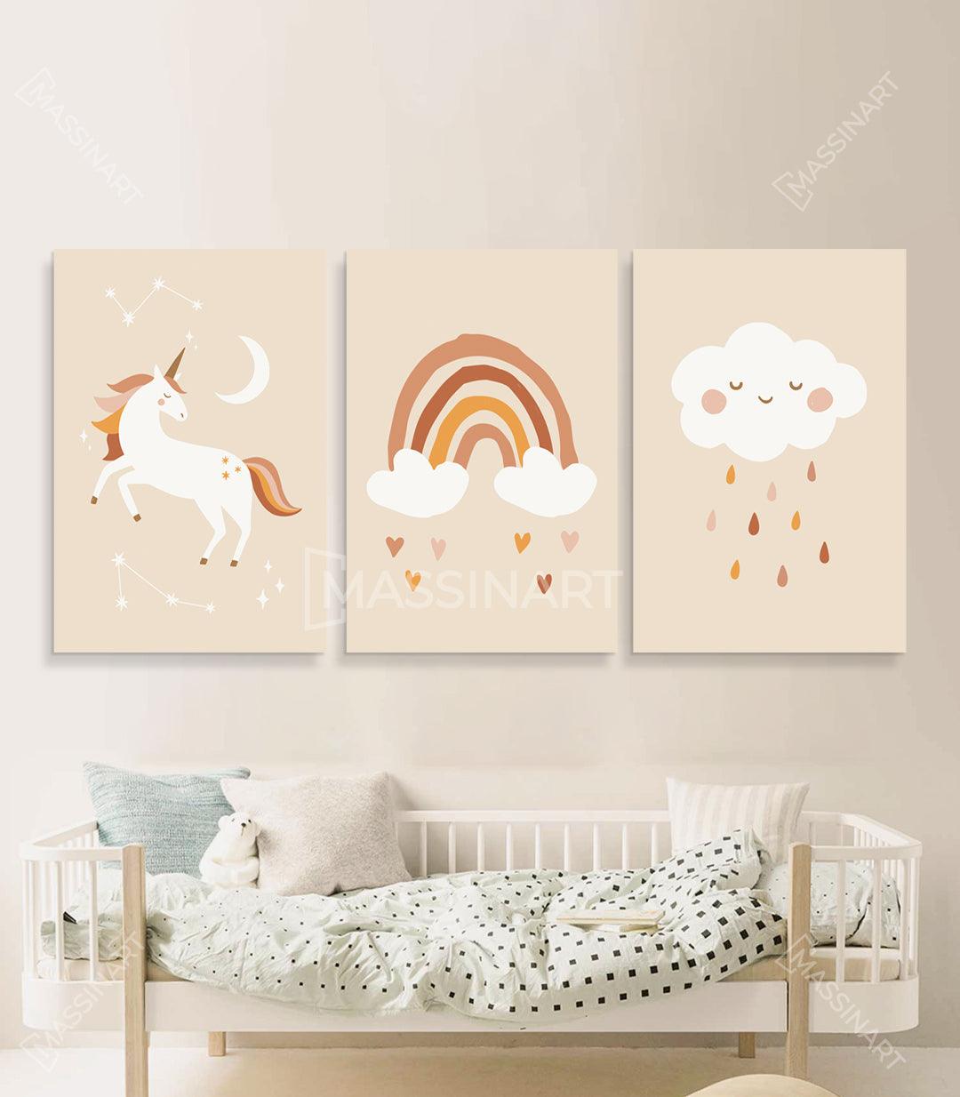 Tableau décoratif Joy  - Décoration triptyque - Massinart.ma  décoration murale au Maroc