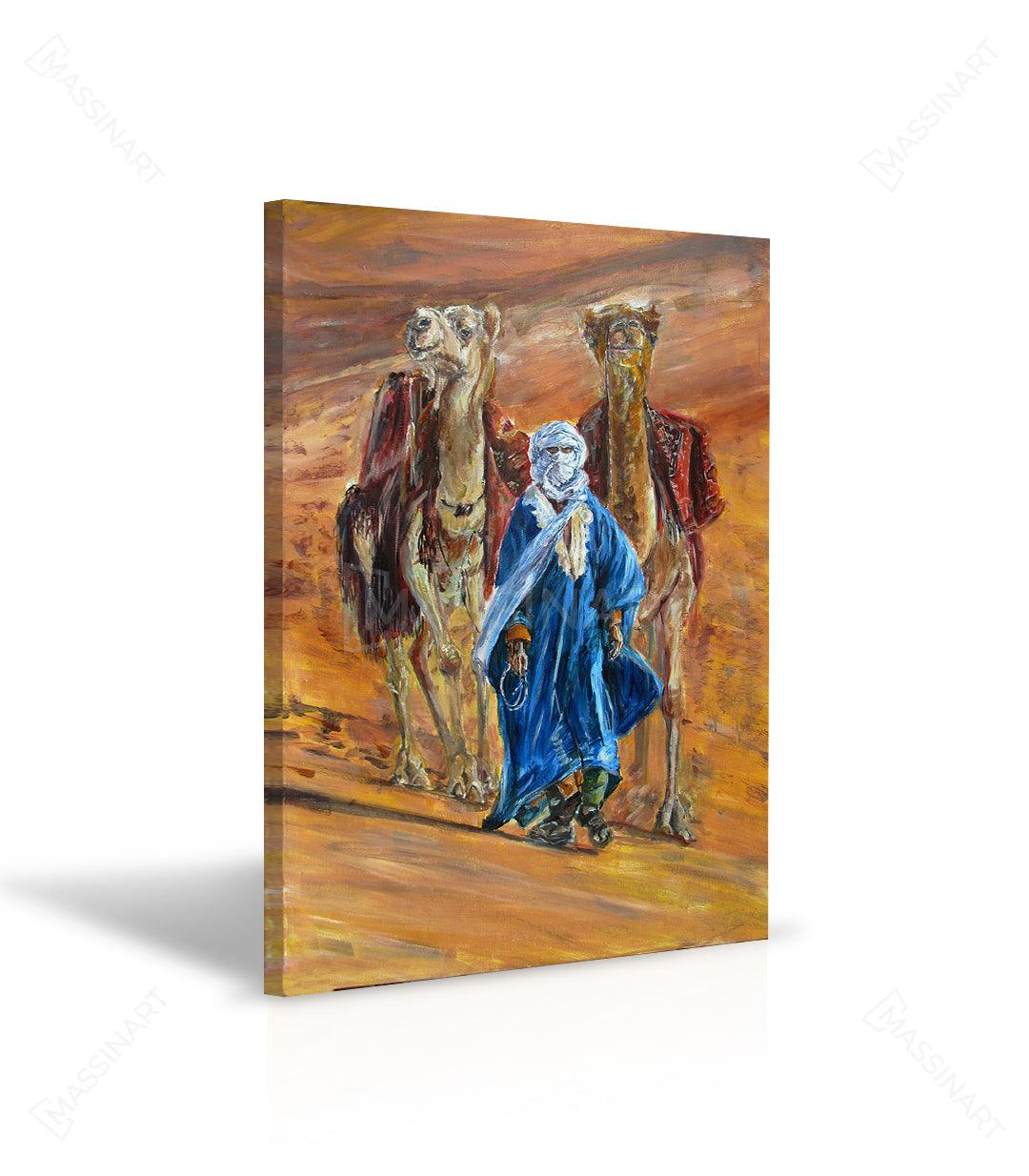 Tableau décoratif Touareg into Desert - Decoration Traditionnelle - Massinart.ma  décoration murale au Maroc