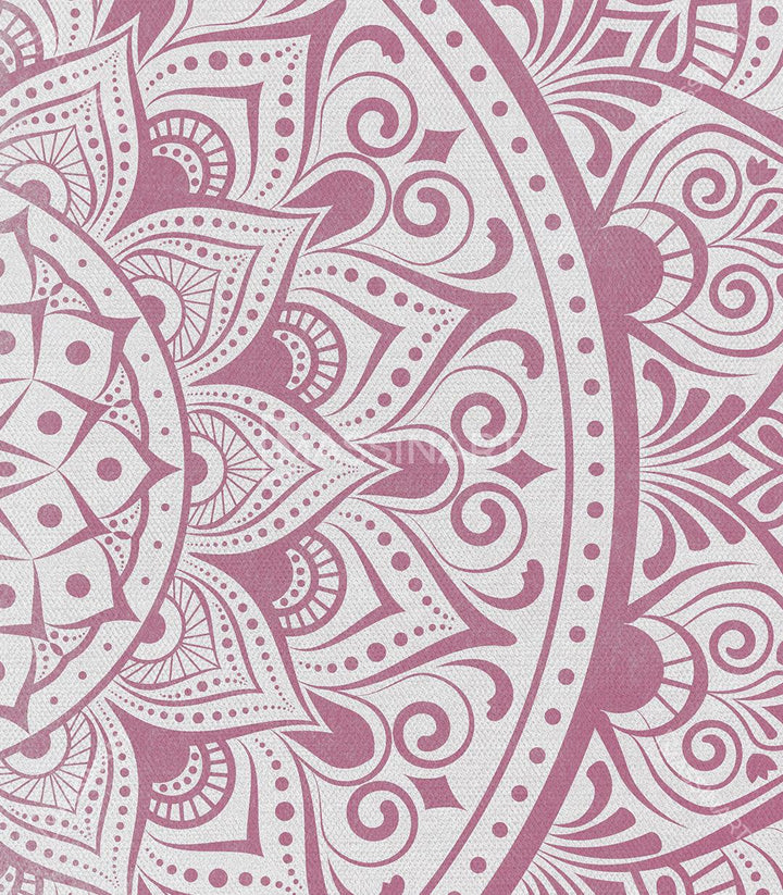 Harmonie couleurs mandala rose blanc salon Massinart