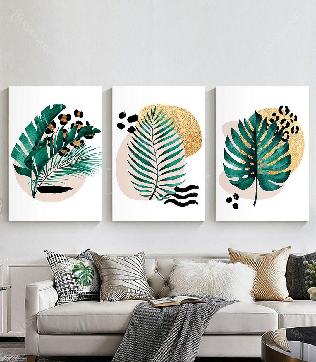 Tableau décoratif Revival - Décoration triptyque - Massinart.ma  décoration murale au Maroc