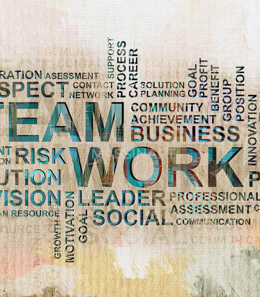 Teamwork - Décoration murale moderne - Massinart.ma  décoration murale au Maroc