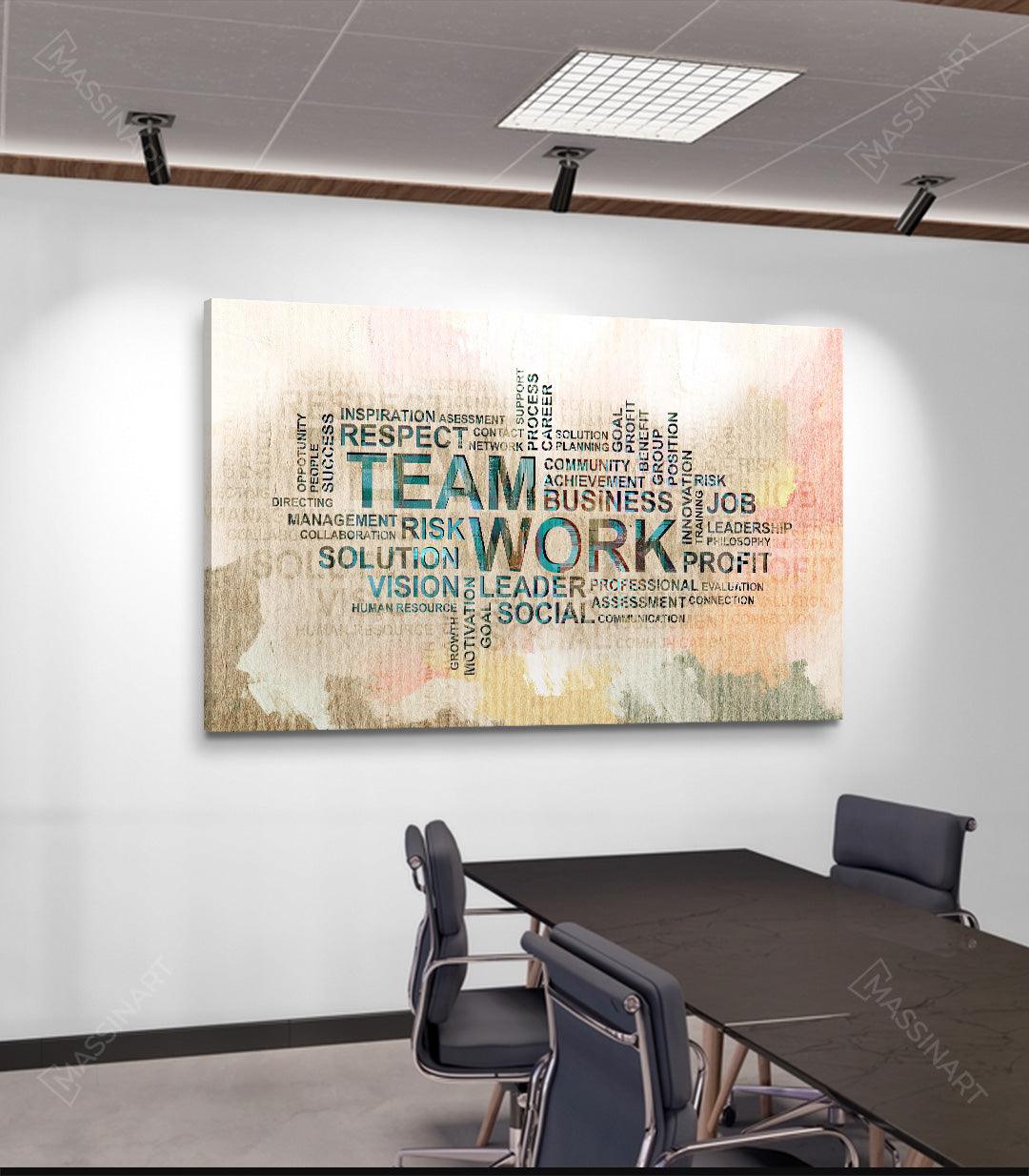 Teamwork - Décoration murale moderne - Massinart.ma  décoration murale au Maroc