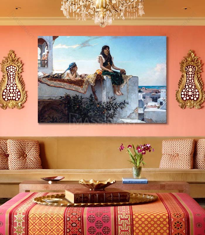 Terrasses au Maroc-Jean Constant-Décoration moderne - Massinart.ma  décoration murale au Maroc