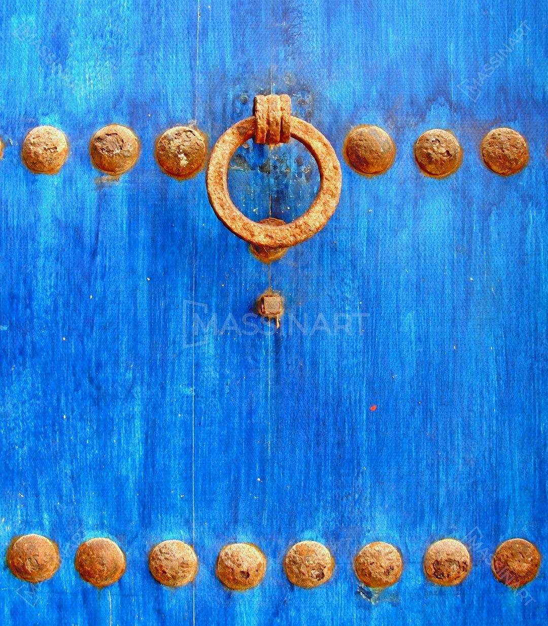 Tableau décoratif Traditional Doors - Triptyque encadré - Massinart.ma  décoration murale au Maroc