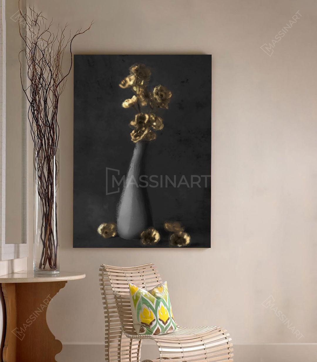 Tableau décoratif Vase - Décoration Moderne - Massinart.ma  décoration murale au Maroc