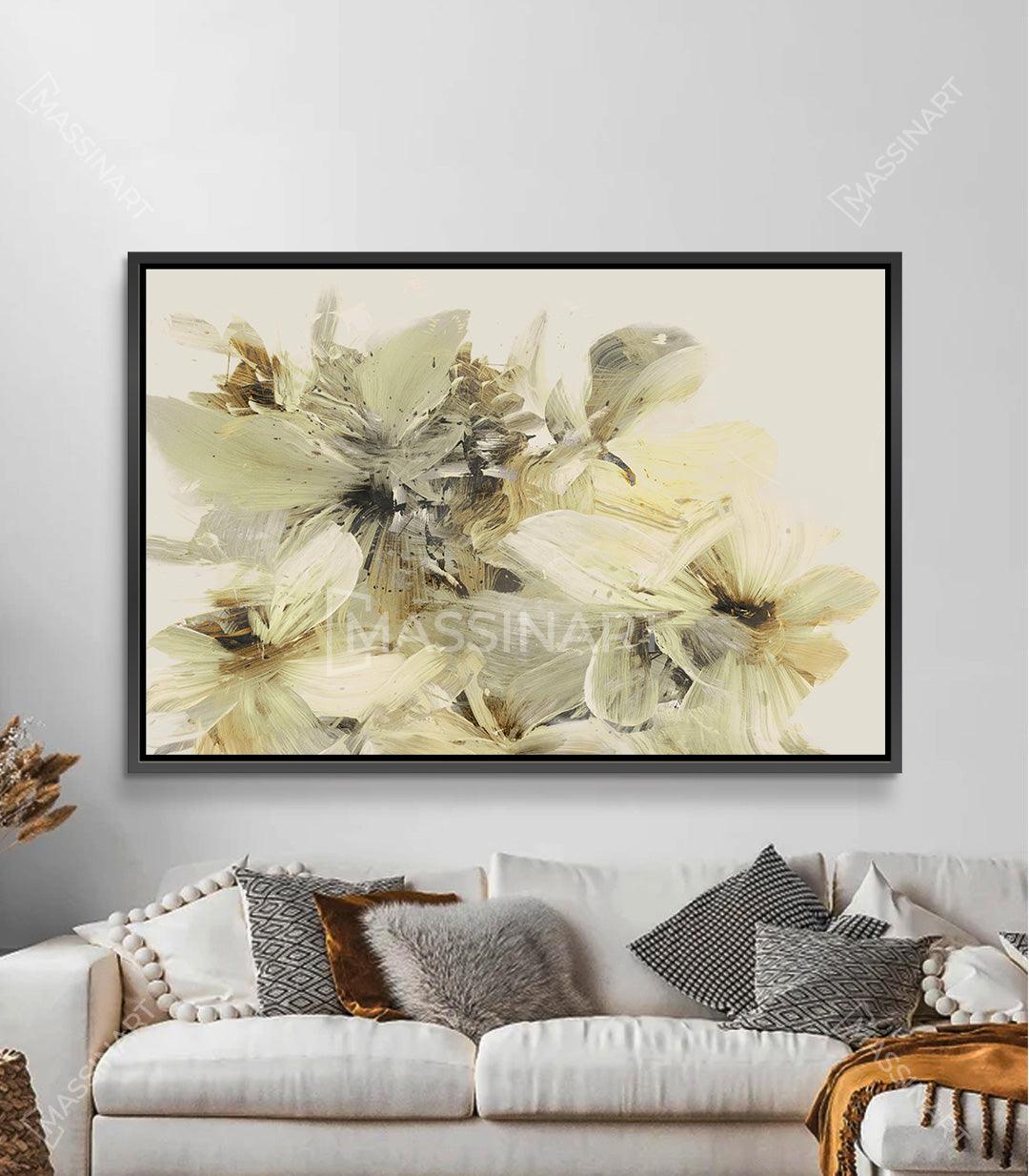 Tableau décoratif Wildflower - Encadrement américain - Massinart.ma  décoration murale au Maroc