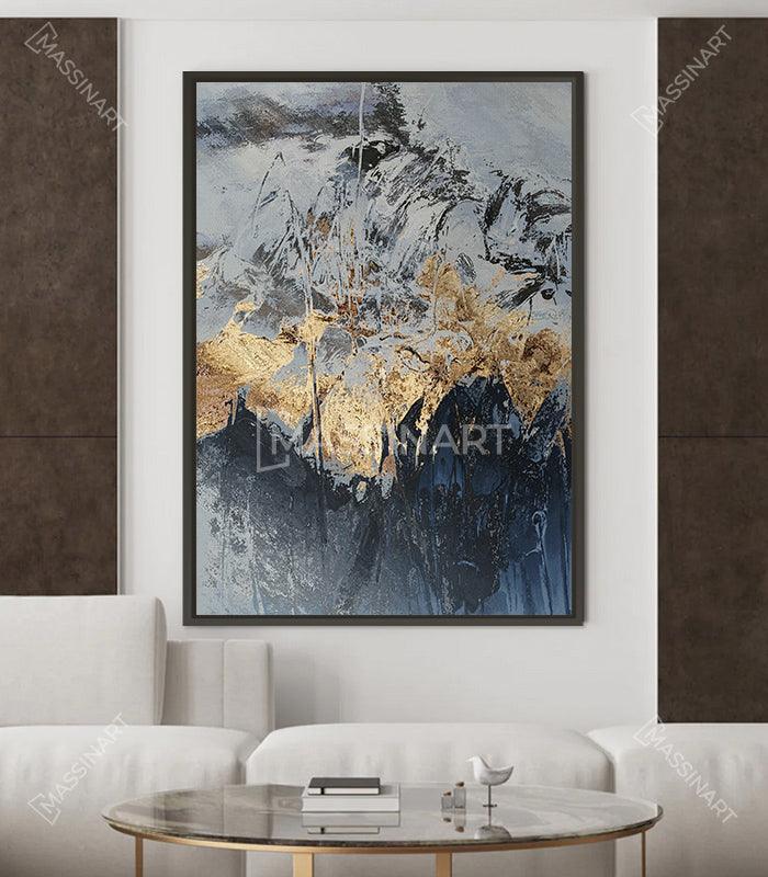 Tableaux décoratifs - Mount Everest - Tableau luxueux avec cadre américain  Maroc