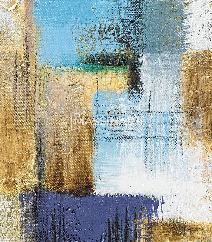 Tableau Flowing Massinart — emballage livraison prêt à accrocher