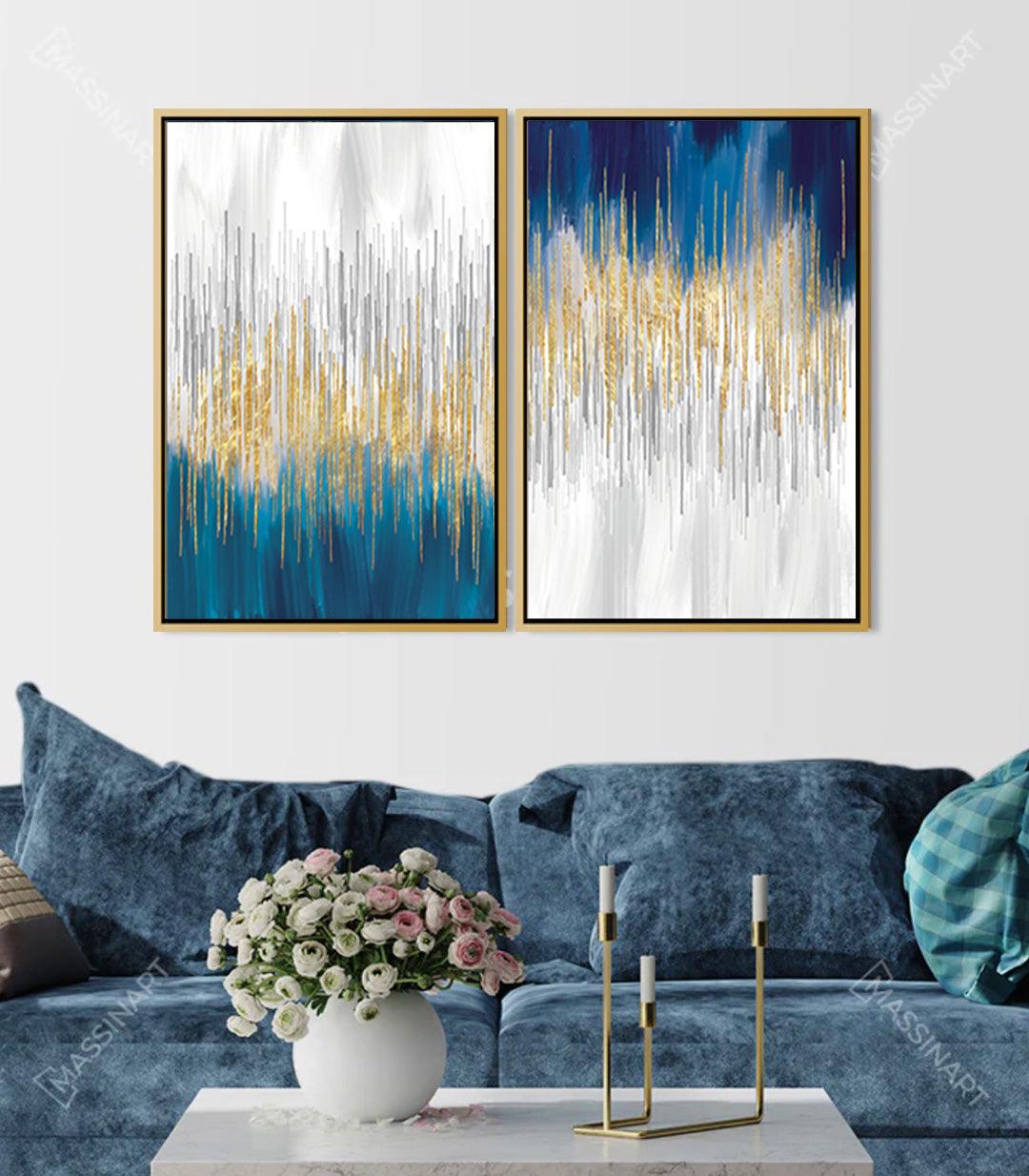 Tableau diptyque Noble - Encadrement américain haut de gamme - Massinart.ma  décoration murale au Maroc